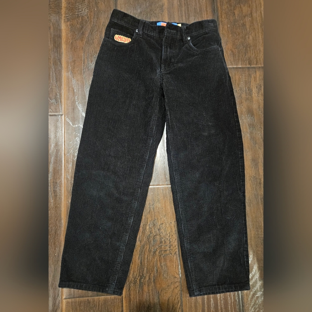 Empyre Black Corduroy Straight Leg Pants